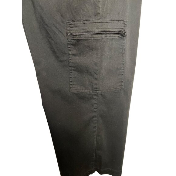 Chico’s Women’s black cargo capris Size 18 comfortable summer - Picture 9 of 12